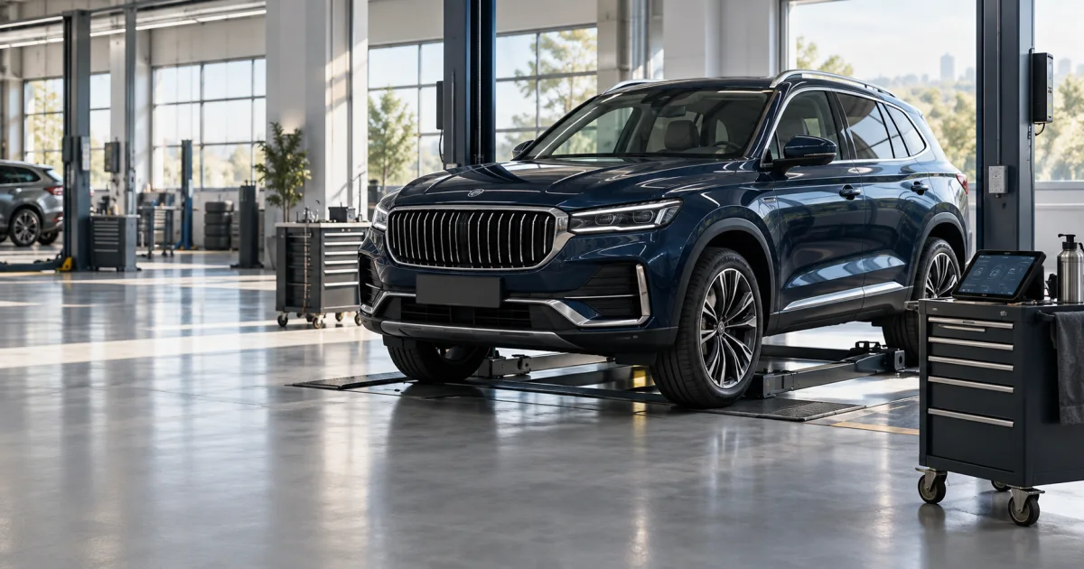 ТО Geely Monjaro в 2026: как проверить регламент, смету и сервисную книжку